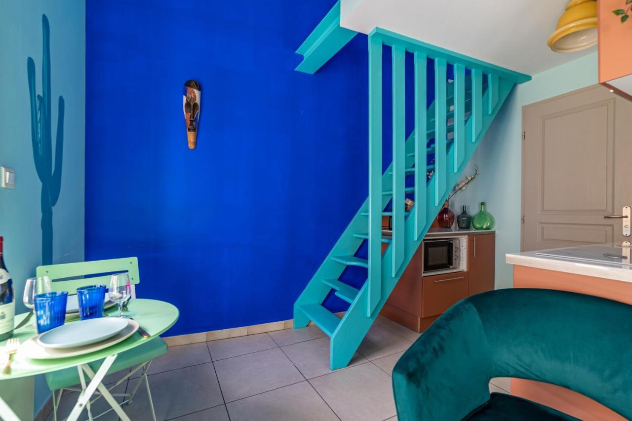 Le Reve Bleu Majorelle - Duplex Sur Les Toits - Une Nuit A Nîmes Zewnętrze zdjęcie