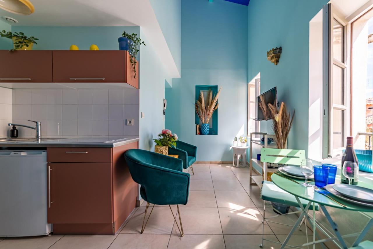 Le Reve Bleu Majorelle - Duplex Sur Les Toits - Une Nuit A Nîmes Zewnętrze zdjęcie